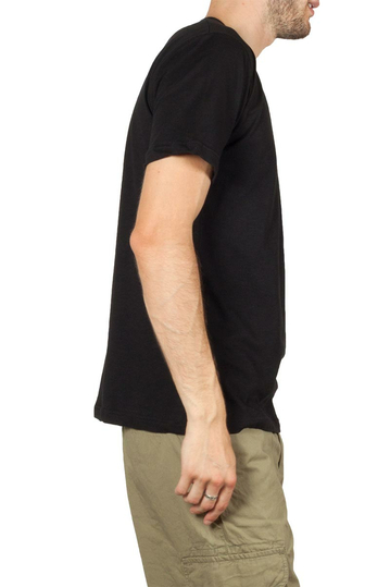 Emanuel Navaro slub t-shirt μαύρο
