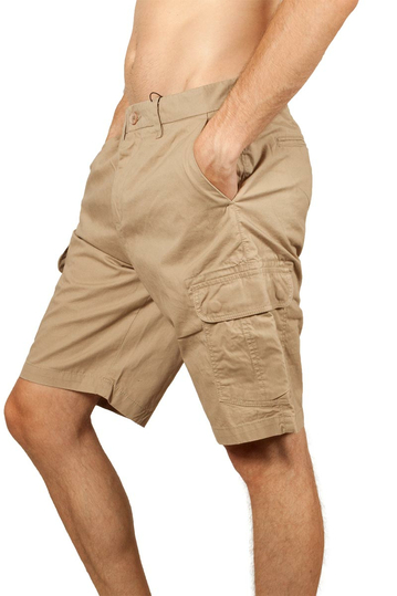 Gnious Beloro cargo βερμούδα μπεζ