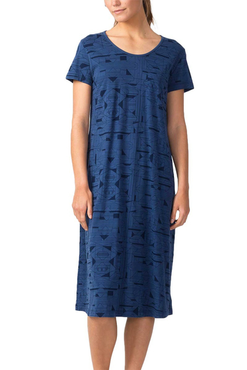 Skunkfunk Santzia midi dress navy blue