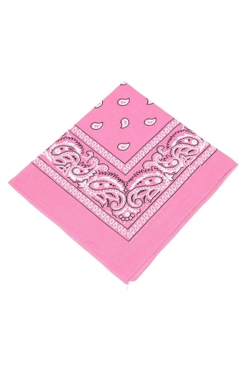 Vintage print bandana pink