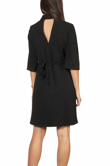 Migle + me κρουαζέ φόρεμα μαύρο