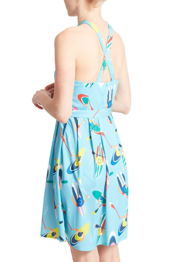 Migle + me Bilbao φόρεμα με χιαστί τιράντες