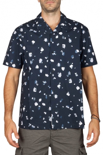 Minimum Emanuel short sleeve shirt navy