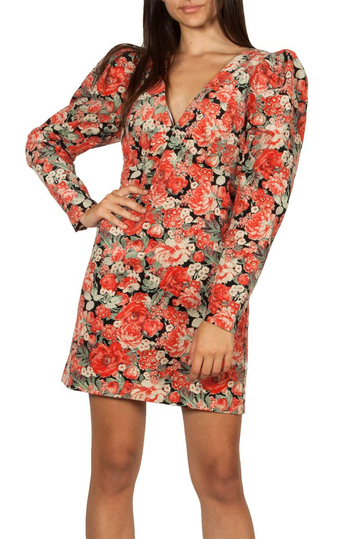 Free People Kapowski μίνι φόρεμα φλοράλ