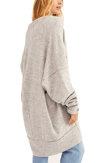 Free People Eucalyptus cardigan heather grey