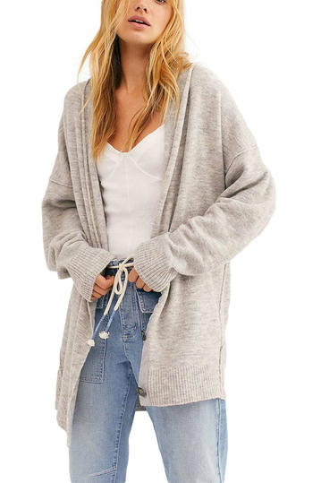 Free People Eucalyptus cardigan heather grey