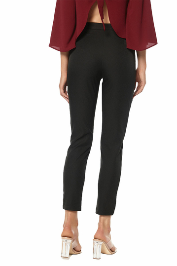 Rut & Circle Jessie button pants black