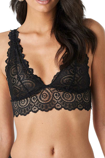 Rut & Circle Perfect lace bra black