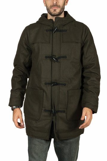 Anerkjendt Aksimo duffle coat dark olive