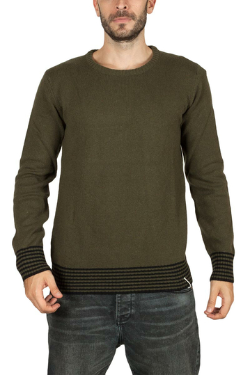 Anerkjendt Akcabe knit jumper dark olive