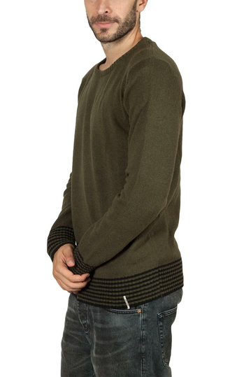 Anerkjendt Akcabe πουλόβερ σκούρο λαδί