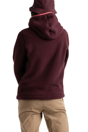 Herschel Supply Co. sherpa hoodie plum