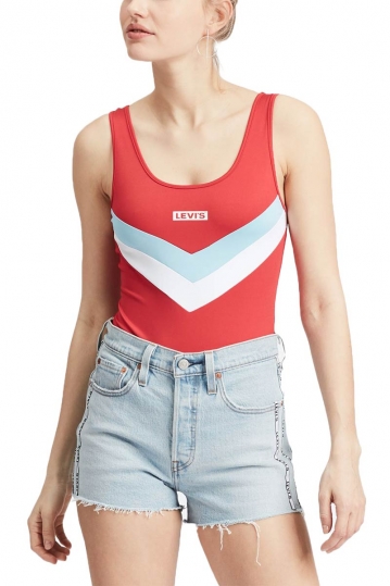 Levi's® Florence bodysuit red