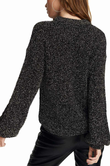 Rut & Circle Stella glitter knit black/silver
