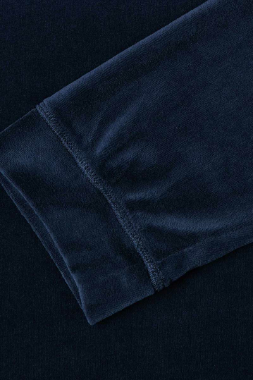 EDWIN Moze βελουτέ μπλούζα μπλε