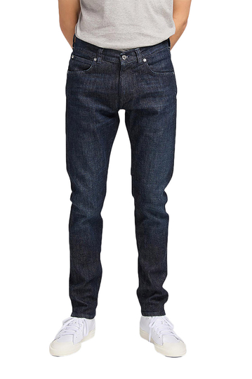 EDWIN ED-85 slim tapered drop crotch jeans blue taiki wash