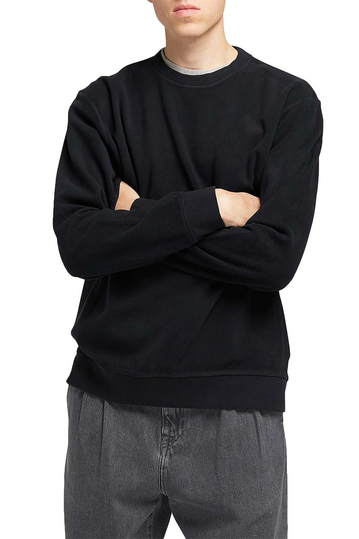 EDWIN Nicki cotton sweat black