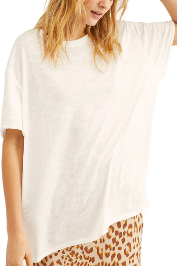 Free People clarity ringer white