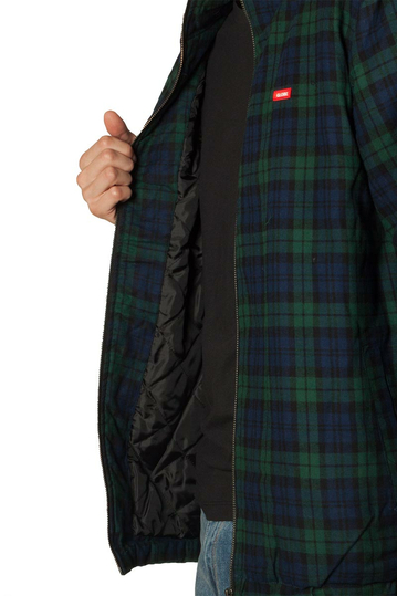 Globe Splicer καρό μπουφάν argon blue