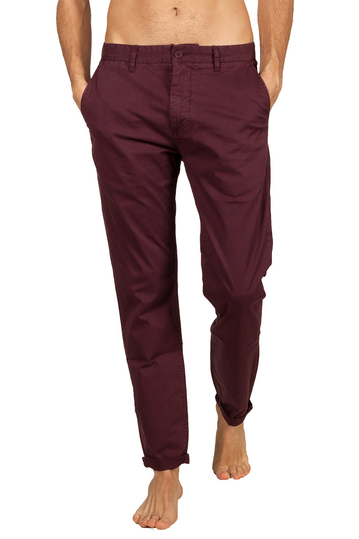 Minimum Norton chino pants bordeaux