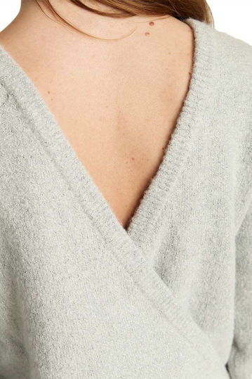 Rut & Circle Marie glitter sweater light grey