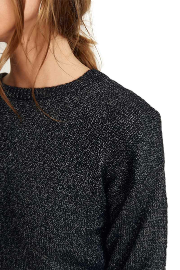 Rut & Circle Marie glitter sweater black