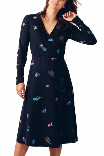 Skunkfunk Argia organic cotton wrap dress