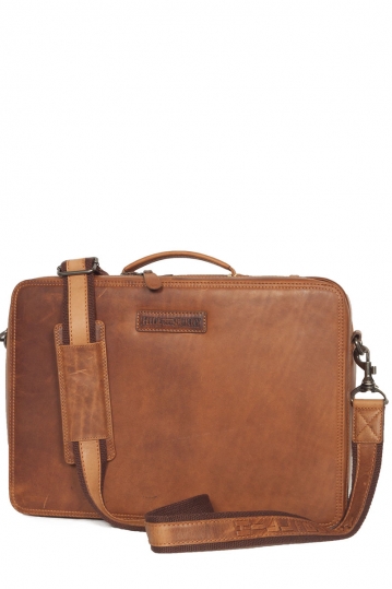 Hill Burry leather briefcase brown