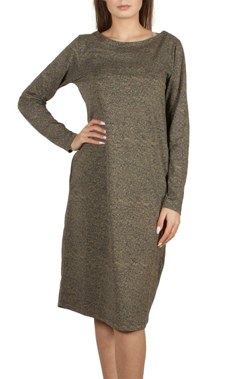 Skunkfunk Aras recycled cotton dress with V-back