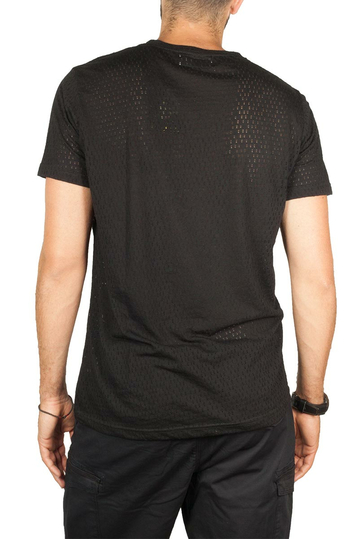 Bigbong t-shirt μαύρο με τρύπες