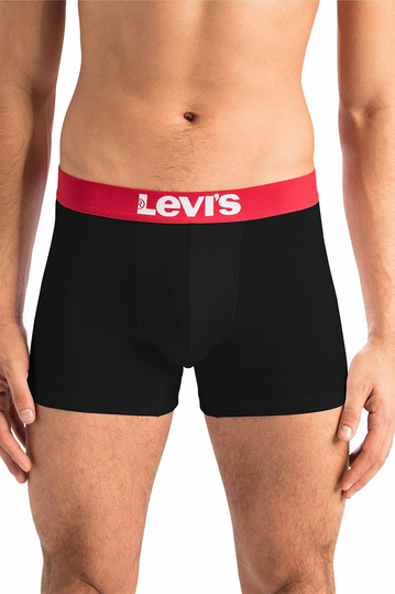 Levi's® boxer brief 2-pack black-red