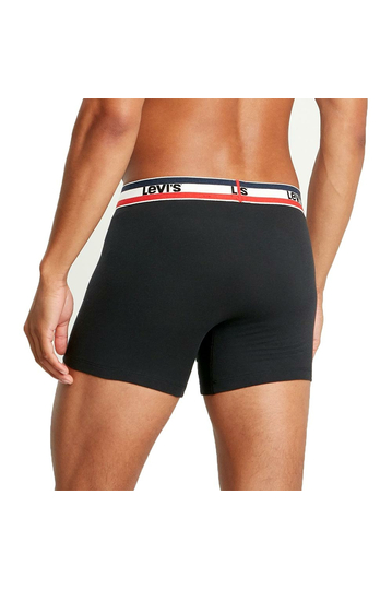 Levi's® sportswear logo boxer 2-pack black