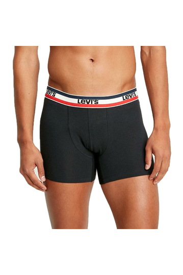Levi's® sportswear logo boxer 2-pack black