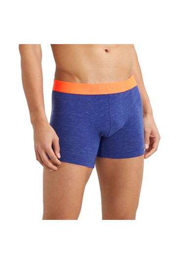 Levi's® injected slub neon red boxer blue 2-pack