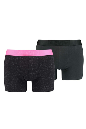 Levi's® injected slub neon pink boxer 2-pack