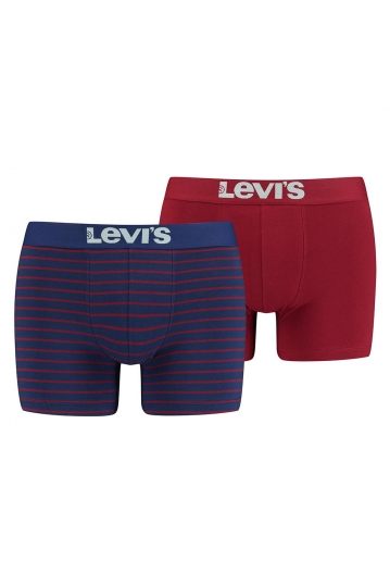 Levi's® vintage stripe yarn dye boxer blue 2-pack