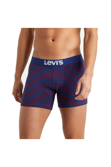 Levi's® vintage stripe yarn dye boxer blue 2-pack