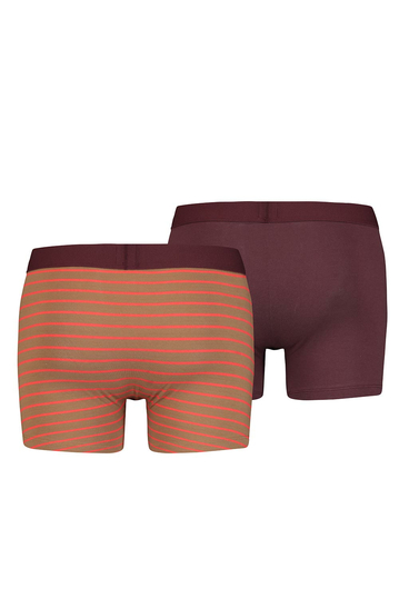 Levi's® vintage stripe yarn dye boxer brown 2-pack