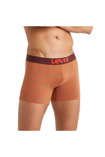Levi's® vintage stripe yarn dye boxer brown 2-pack