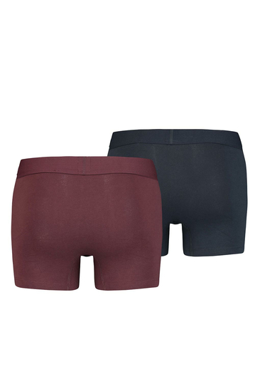 Levi's® basic trunk 2-pack bordeaux-blue