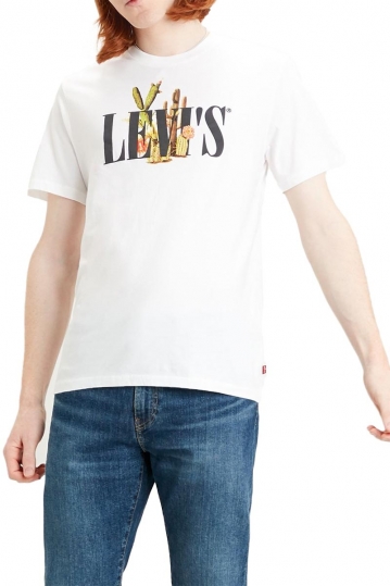 Levi's® graphic crewneck t-shirt serif white