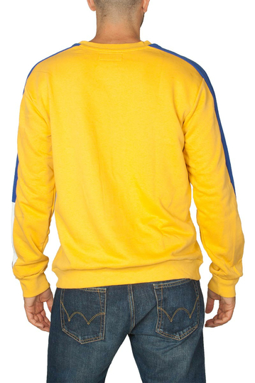 Bigbong φούτερ κίτρινο με ρίγα στο πλάι