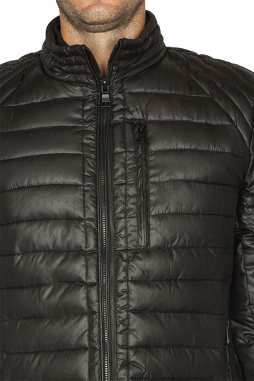 Biston καπιτονέ μπουφάν μαύρο