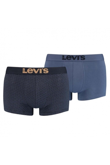 Levi's® disrupted stripe yarn dye trunk blue 2-pack