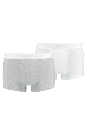 Levi's® premium trunk 2-pack white/grey