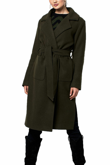 Rut and Circle coat army green - Tilda