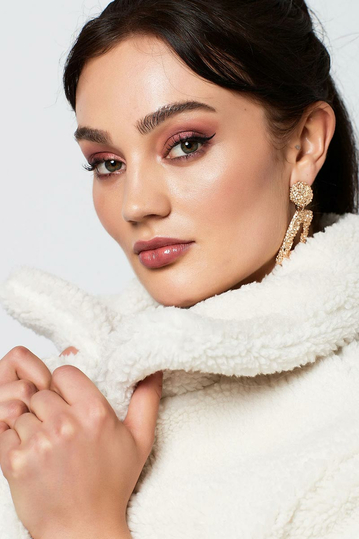 Rut and Circle teddy jacket off white - Tea