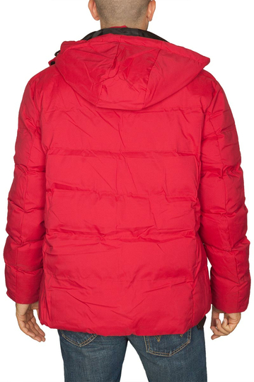 Splendid puffer μπουφάν κόκκινο με κουκούλα