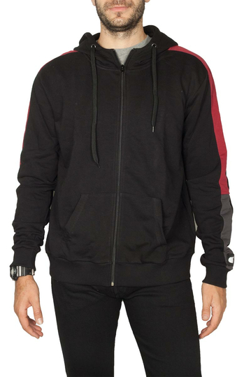 Bigbong zip hoodie black