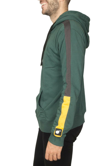 Bigbong φούτερ ζακέτα πράσινη με κουκούλα